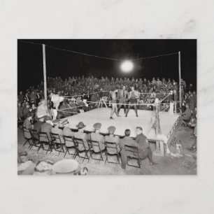 Boxas matchen, 1919 vykort