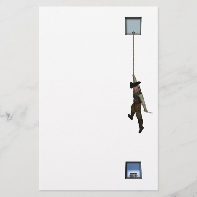 Boxas piraten brevpapper (Framsida)