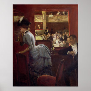 Boxas vid stallsna, c.1883 poster