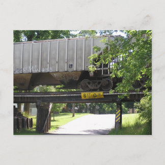 Boxcar Parked Vykort