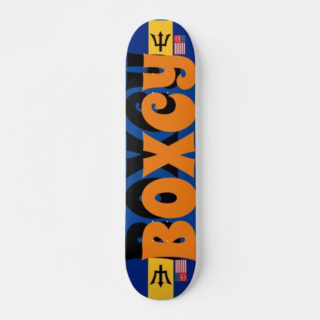 BOXCY JMT BARB 7 3/4" Skateboard Deck (Framsida)