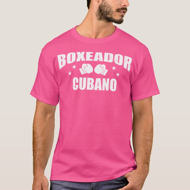 Boxeador Cubano Cuban Boxer T Shirt (Framsida)