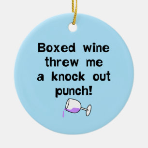 Boxed Vin Julgransprydnad Keramik