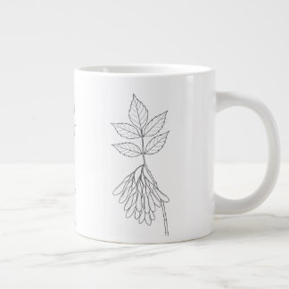 Boxelder Maple - Acer Negundo - inhemska växter Jumbo Mugg