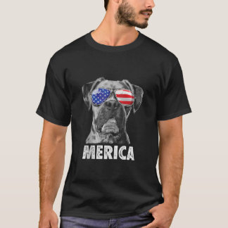 Boxer 4:e juli Merica Sunglasses Manar USA Americ T Shirt