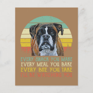 Boxer Älskare Gift Cute Boxer Älskare Flyer