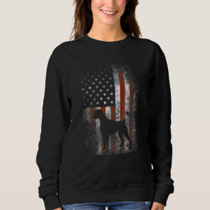 Boxer American Flagga USA 4:e juli Hund T Shirt