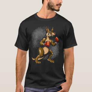Boxer Animal Roligt Boxing Kangaroo Humor T Shirt