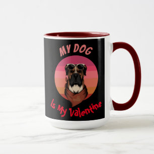 BOXER ÄR MIN VALENTINE MUGG
