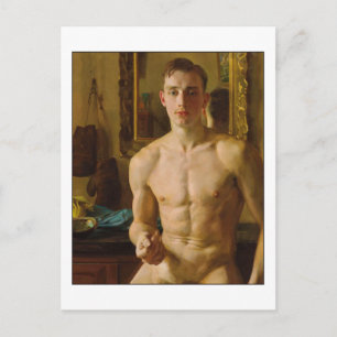 Boxer av Konstantin Somov Vykort