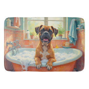 Boxer badtids kul badrumsdekor badrumsmatta