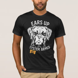 Boxer Big hund Armed T Shirt