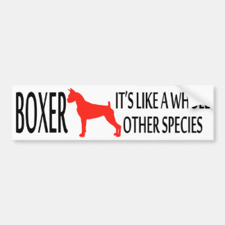 Boxer Bildsticker Bildekal