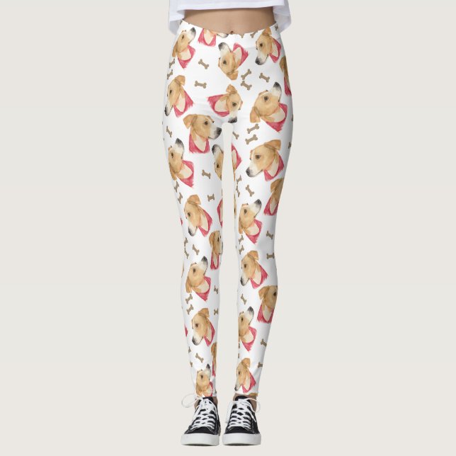 Boxer Blandade baljväxter Leggings (Framsida)