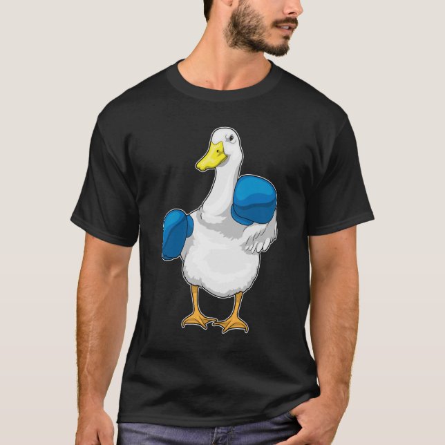 Boxer Boxing-handskar för anka Boxing Boxing T Shirt (Framsida)