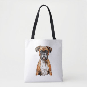 Boxer Buddies Cute Hund design för Loyal Boxer Tygkasse