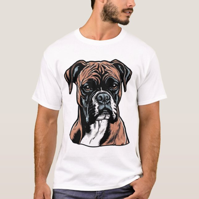 Boxer Buddy Humous Protective T Shirt (Framsida)