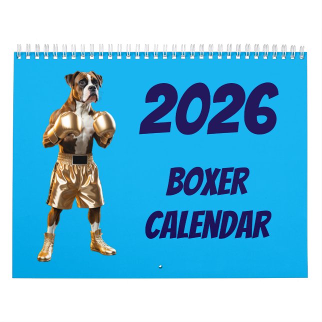 Boxer Calendar Kalender (Omslag)