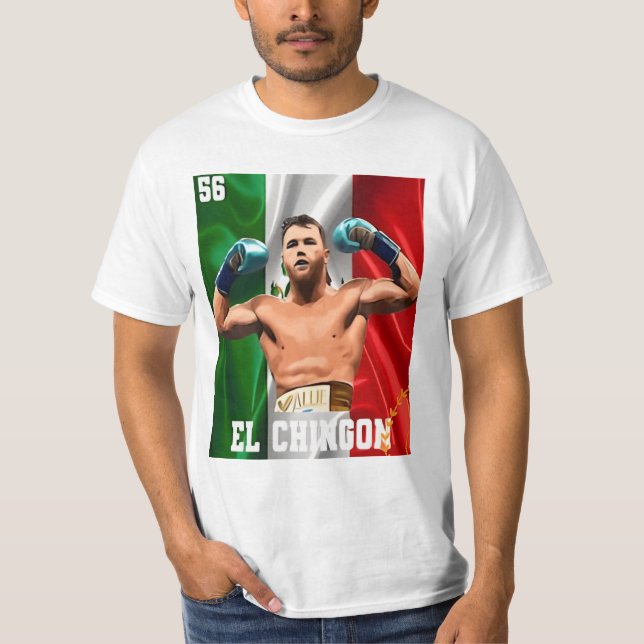 boxer canelo alvarez t shirt (Framsida)