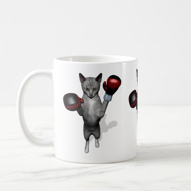 Boxer Cat Kaffemugg (Vänster)
