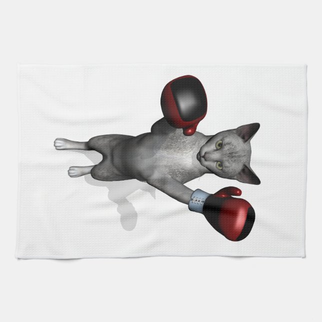 Boxer Cat Kökshandduk (Horisontell)