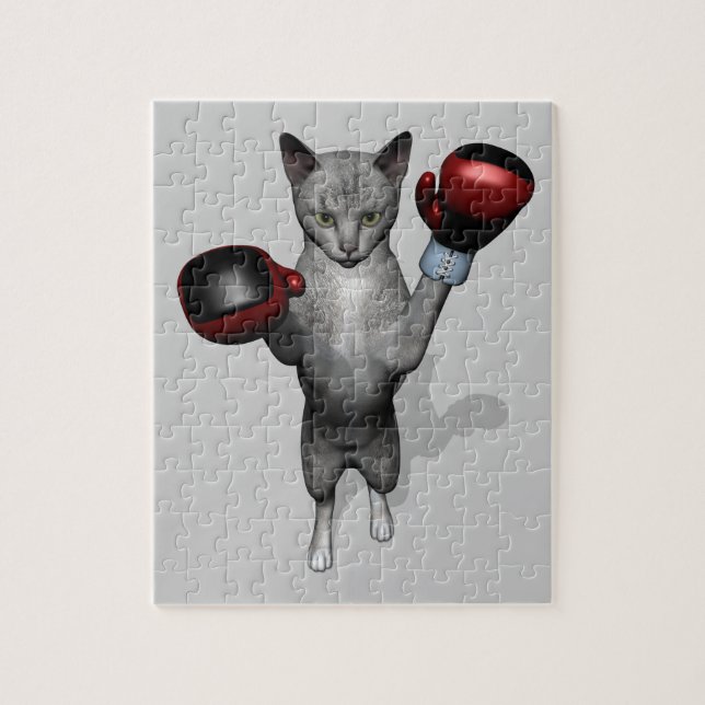 Boxer Cat Pussel (Vertikal)