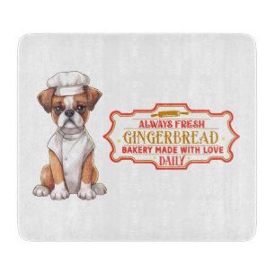 Boxer Chef Baking Gingerbröd