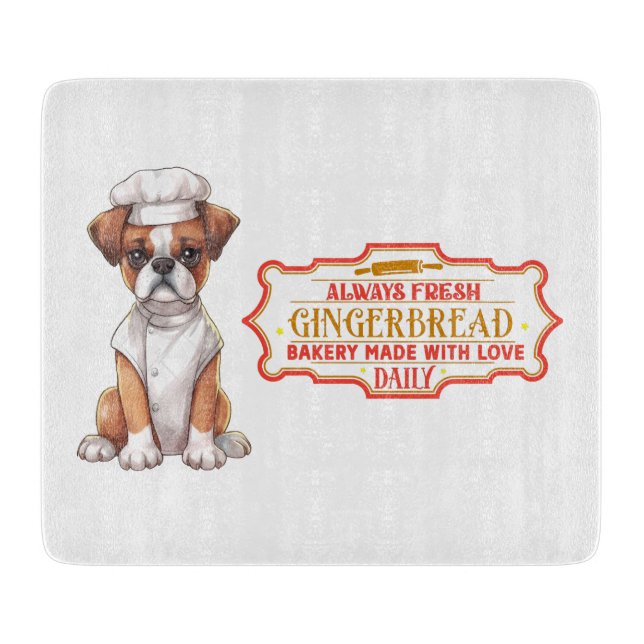 Boxer Chef Baking Gingerbröd (Framsidan)