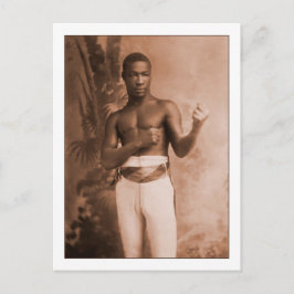 Boxer Ching Krok Vintage Male Photo Vykort