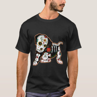 Boxer Dia De Los Muertos Dag för regeringen T Shirt