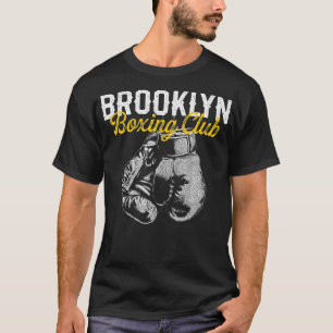Boxer Distress Retro Brooklyn Boxing Klubb Vinta T Shirt