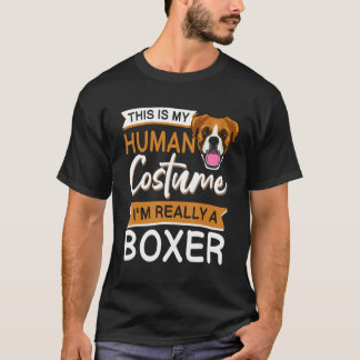 Boxer Dog Apparel Halloween Boxer Dog   For Kids T Shirt