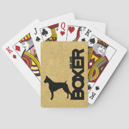 Boxer Dog Breed Playing Cards Theme Casinokort