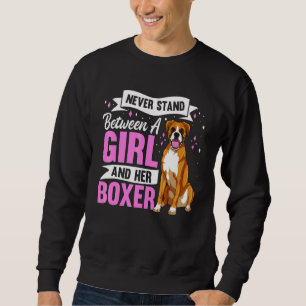 Boxer Dog Kläder Boxer Hund För Kvinnor Lång Ärmad Tröja