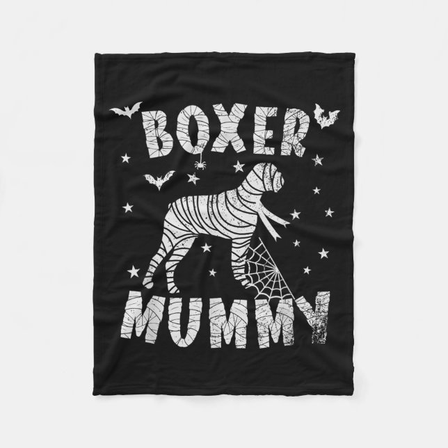 Boxer Dog Mama - Halloween Fleecefilt (Framsidan)