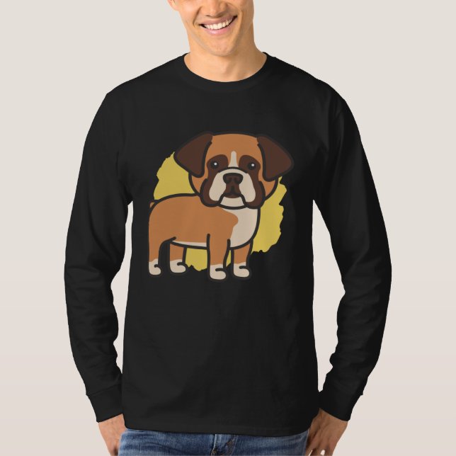 Boxer dog t shirt (Framsida)