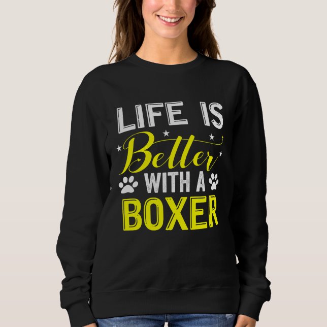 Boxer  Dog T Shirt (Framsida)
