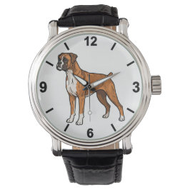 Boxer Dog Wrist Watch Cute Pet Style Armbandsur