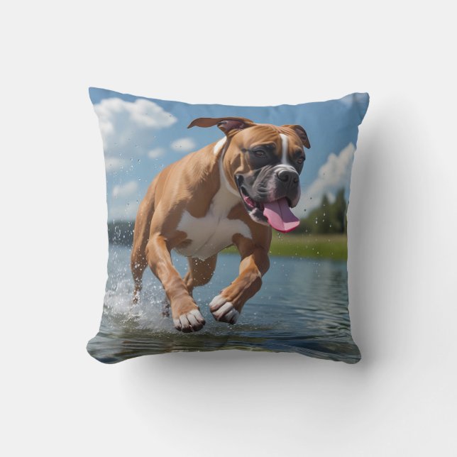 Boxer Elegant Dekorativ kudde (Framsida)