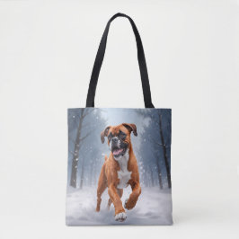 Boxer Elegant Tote Bag Tygkasse