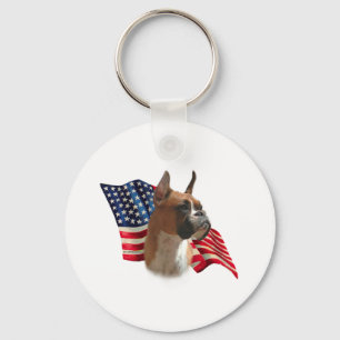 Boxer Flagga Nyckelring