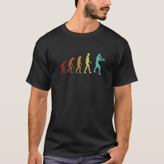 Boxer för Retro Boxer Evolution Thai Boxer Kickbox T Shirt