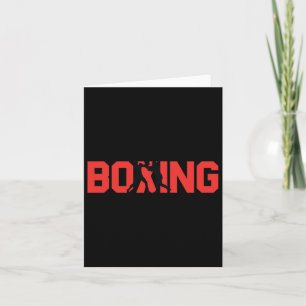 Boxer för roligt Boxing Gift Sparring Partner Boxe Kort