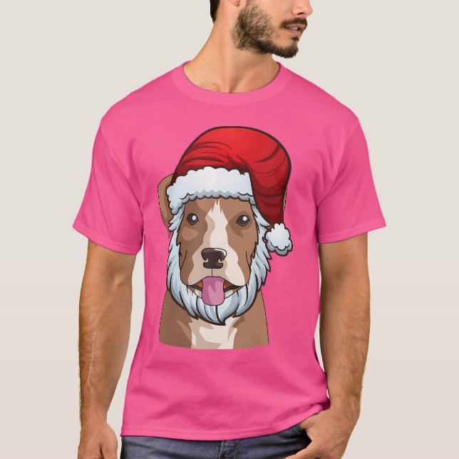 Boxer Funny Jultomten jul Gift Shirt T (Framsida)