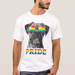 Boxer Gay pride LGBT Rainbow Flagga Sunglasses LGB T Shirt