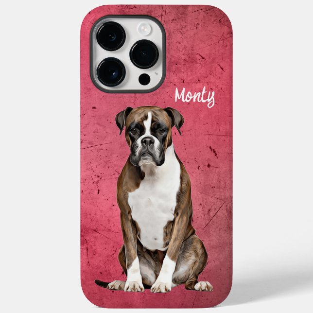Boxer Grunge Fodral-Mate iphone case (Baksida)