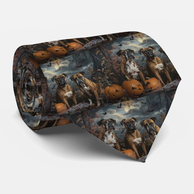 Boxer Halloween Natt Hund Delight Slips (Rullad)