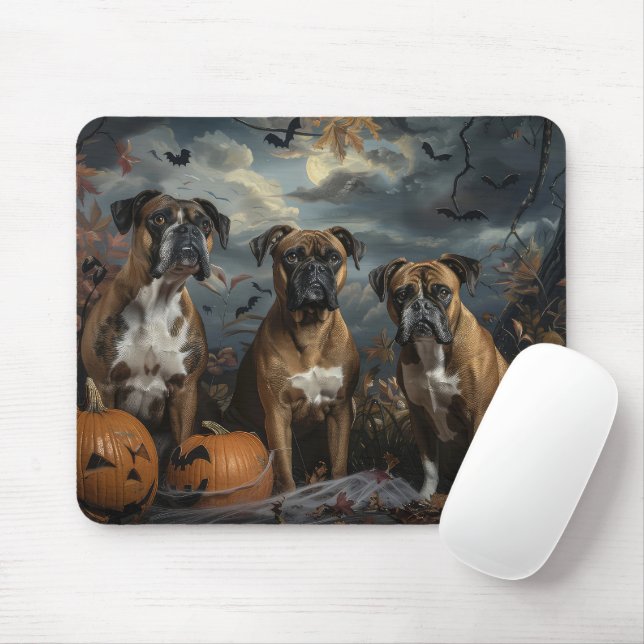 Boxer Halloween Night Doggy Delight Musmatta (Med mus)