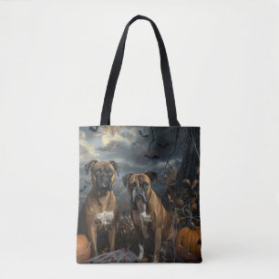 Boxer Halloween Night Doggy Delight Tygkasse