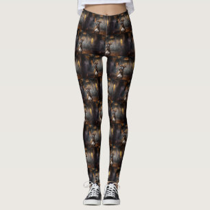 Boxer Halloween Skräckinjagande Leggings